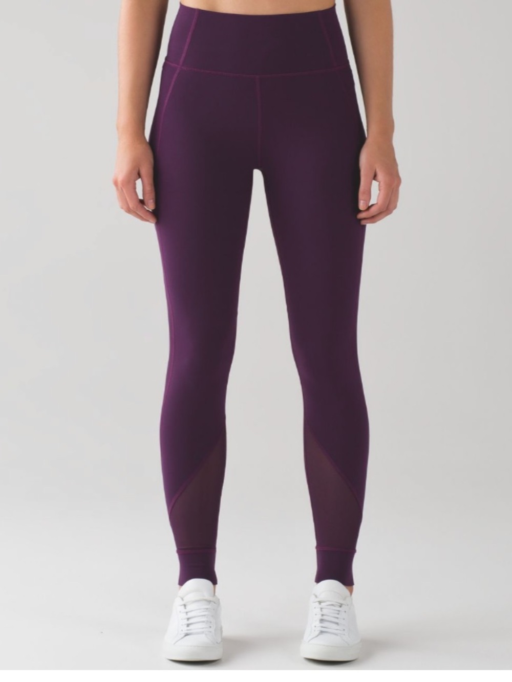LULULEMON Hot Like Agni Pant Darkest Magenta Purple Leggings Size 4 Yoga workout
